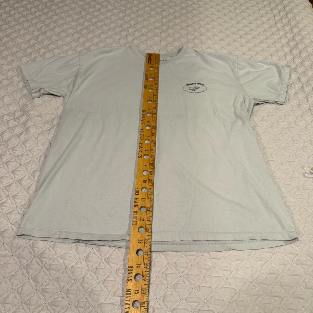 Simms Sky Blue Short Sleeve Tee - Size XXL - Picture 6 of 9